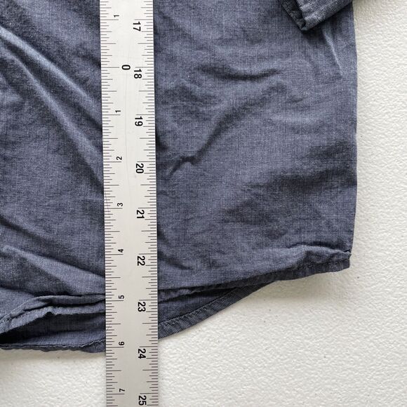 Old Navy Boys Long Sleeve Button Down Shirt Kids Size L (10-12) Regular Fit Blue - Picture 8 of 10